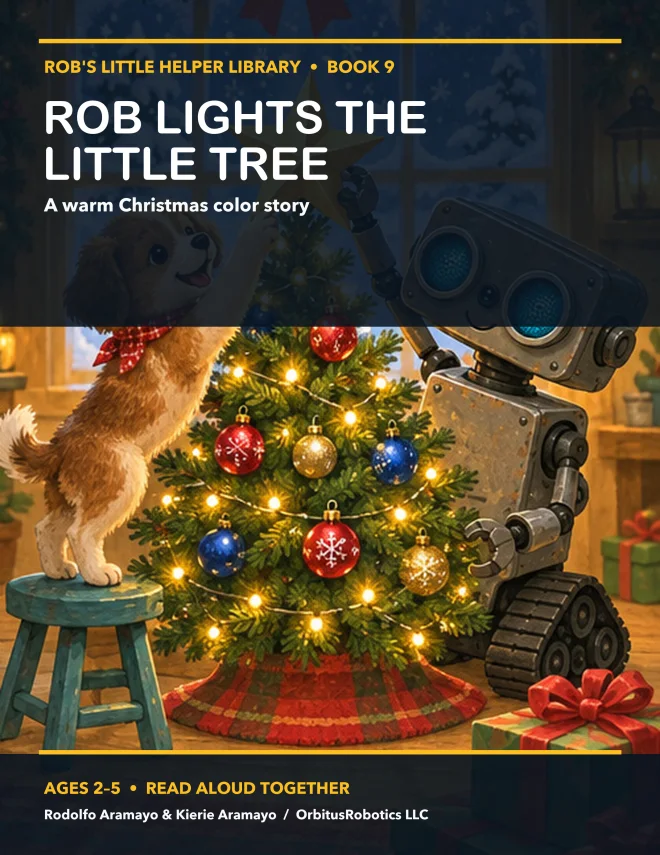 ROB Lights the Little Tree cover