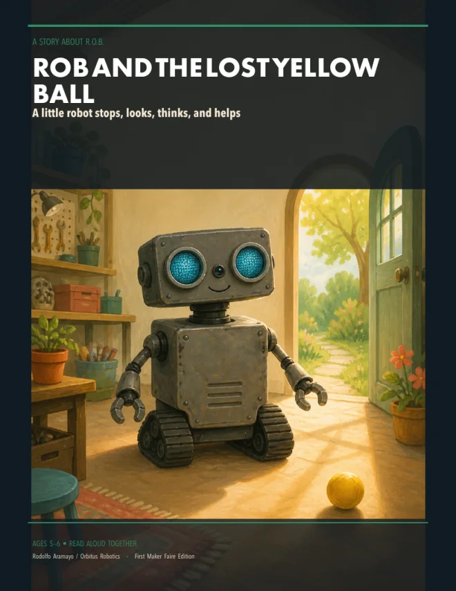 ROB and the Lost Yellow Ball cover