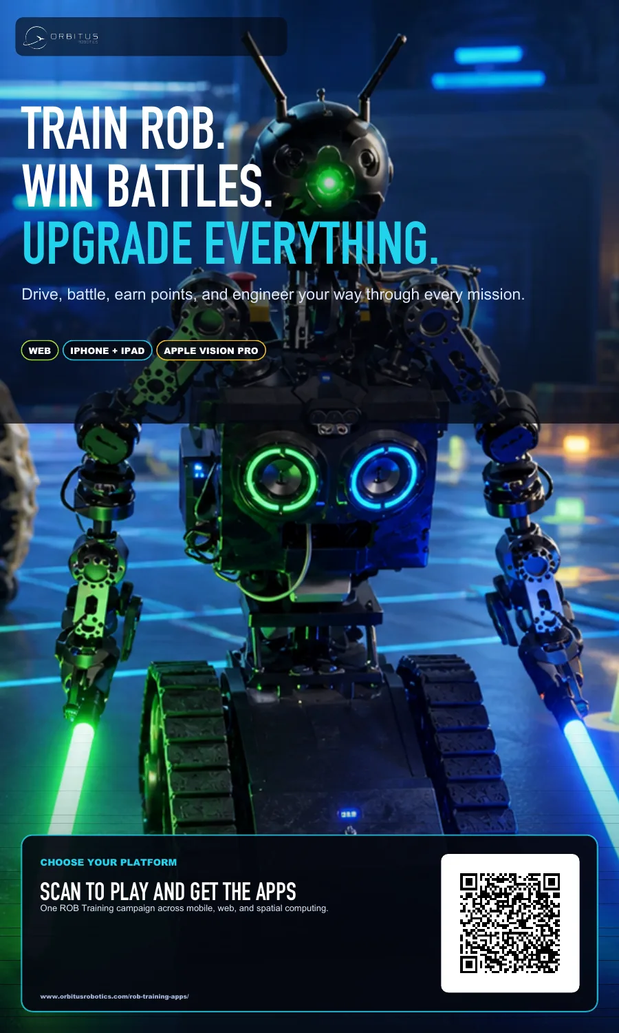 ROB Training Games campaign poster preview
